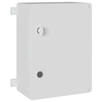 vidaXL Nadzorna omara Siva 37 x 16,5 x 40 cm ABS plastika