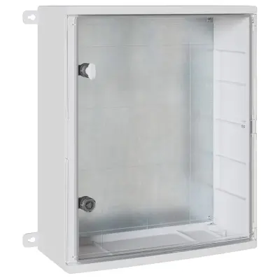 vidaXL Nadzorna omara Siva 57 x 23 x 60 cm ABS plastika