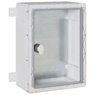 vidaXL Nadzorna omara Siva 32 x 13 x 33 cm ABS plastika