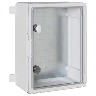 vidaXL Nadzorna omara Siva 37 x 16,5 x 40 cm ABS plastika