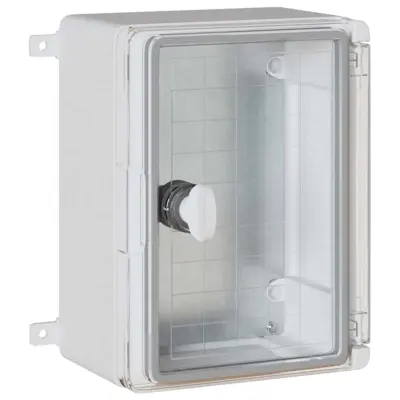 vidaXL Nadzorna omara Siva 25 x 13 x 24 cm ABS plastika