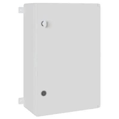 vidaXL Nadzorna omara Siva 47 x 20 x 50 cm ABS plastika