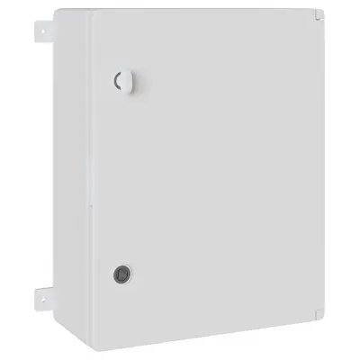 vidaXL Nadzorna omara Siva 47 x 17,5 x 50 cm ABS plastika