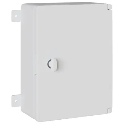 vidaXL Nadzorna omara Siva 32 x 13 x 33 cm ABS plastika
