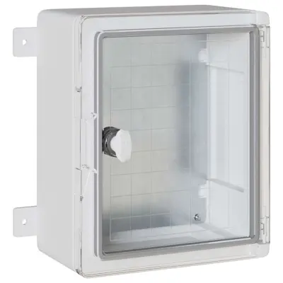 vidaXL Nadzorna omara Siva 32 x 13 x 30 cm ABS plastika