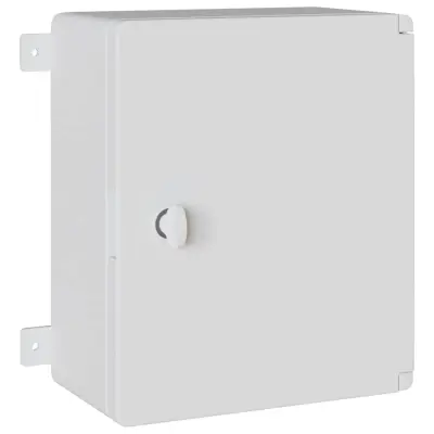 vidaXL Nadzorna omara Siva 37 x 16,5 x 35 cm ABS plastika