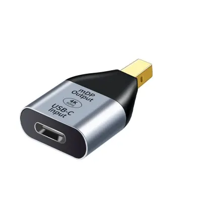 Adapter Type-C na mini DP, aluminij siva, DP1.4 4K@60Hz