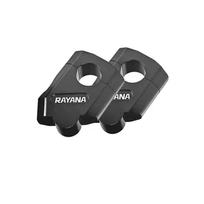 Dvižniki za krmilo motornega kolesa, črne barve, premer 22 mm (par)