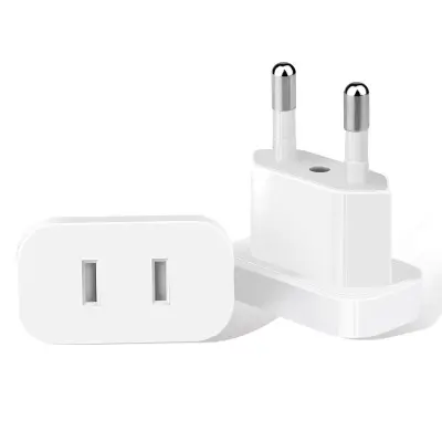 Evropski standardni beli vtič 4,0 mm potovalni adapter
