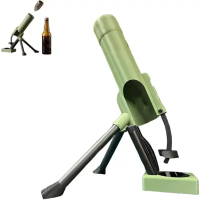 Odpirač za pivo v obliki možnarja - TPU, ustreza steklenicam 500 ml/330 ml, več barv Zelena