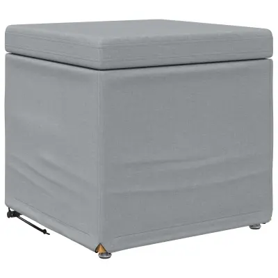 vidaXL Stolica Svetlo siva 41 x 41 x 40 cm Tkanina in obdelano les