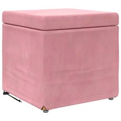 vidaXL Stolica Roza 41 x 41 x 40 cm Samet in Umetno Leseno