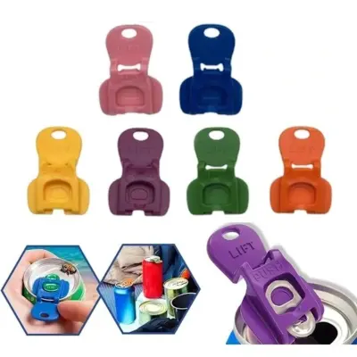 12PCS Enostaven odpirač za pločevinke, plastični odpirač za pločevinke sodo, zaščita pokrova