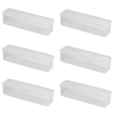 Prozorne PVC škatle za testenine - 6 kos, organizator