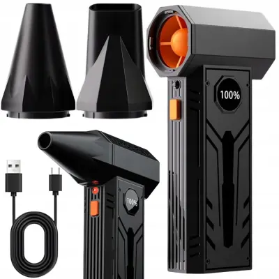 Aku. večnamenski puhalnik USB LCD 130.000vrt/min