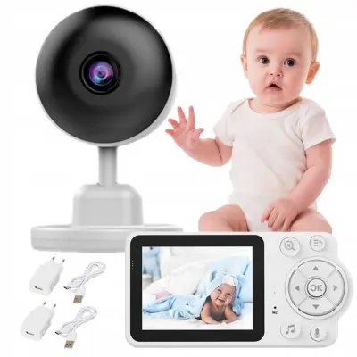 Baby Monitor otroška varuška z nočno video kamero in 2.8″ LCD zaslonom