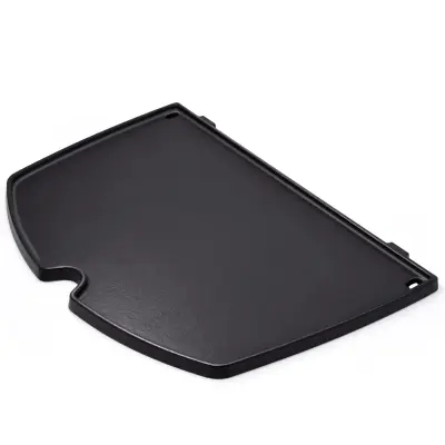 Emajlirana litega železa ponev 452x315x12.7mm, kompatibilna z Weber Q