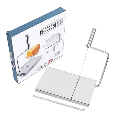 Nerjaveči rezalnik sira — ostri, enakomerni rezini za sir in salame