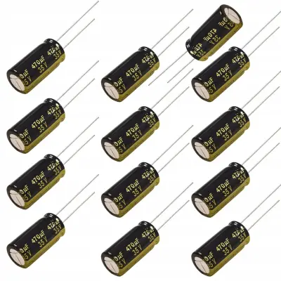 Elektrolitski Kondenzator Low ESR 470uF 35V 10x17 Mm Raster 5 Mm | Visoka Učinkovitost In Trajnost
