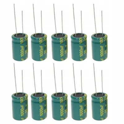 Elektrolitski Kondenzator Low ESR 1000uF 16V 10x17 Mm 5 Mm Raster | Visoka Kakovost, Nizka Izguba Energije