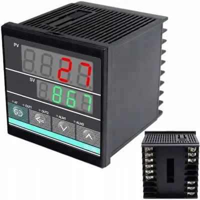 CH702 PID Regulator Temperature – Plošča 72x72 Mm, Termočlen K 0-400°C, SSR, Alarm Gornje Meje