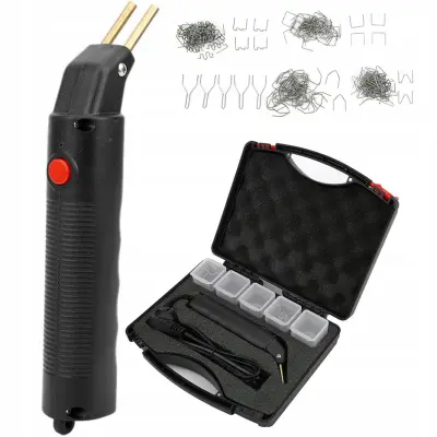 100W Spenjalnik – Pištola Za Varjenje Plastike | 205 Sponk, LED Osvetlitev, 230V, 20,5 Cm Dolžina
