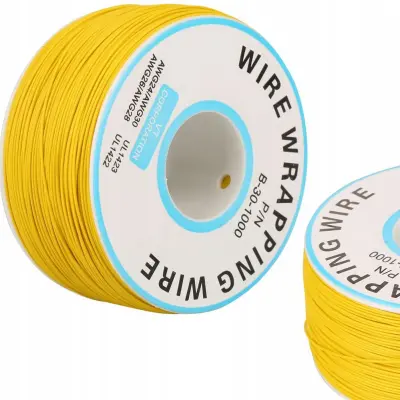 Kynar Kabel AWG 0,25 Mm Žuti – Niskonapetostni Kabel 200 M | Kositarna Pekač, PVC Izolacija, 300 V, -60 Do 105 °C