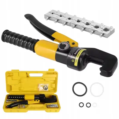 Hexcrimp Pro 70T – Hidravlične Klešče Za Stiskanje Kabelskih Tulejk | 4–70 mm², 8 Matric, 8 Ton, V Torbi