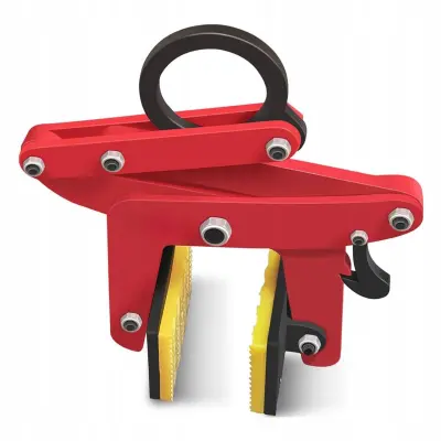 Steelgrip Proclamp 320KG – Transportni Klešče Za Plošče, Steklo In Beton | 0–6,5 Cm, Nosilnost 320 Kg, Gumijasti Ročaji