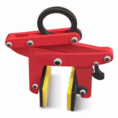 Steelgrip Proclamp 390KG – Transportni Klešče Za Plošče, Steklo In Beton | 3–8,5 Cm, 390 Kg, Gumijasti Ročaji, Jeklena Konstrukcija