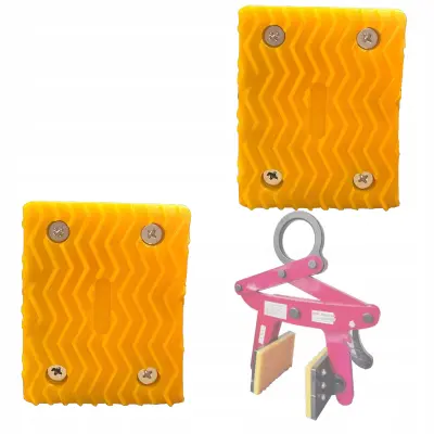 Rodclamp Grippads Duo – Protizdrsni Padi Za Namizni Primež Za Polaganje Kocka | 2 Kosa, 105×83 Mm, Guma