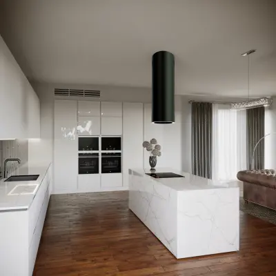 CIARKO DESIGN otočna napa TUBUS W  CDW3801