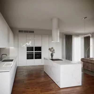 CIARKO DESIGN otočna napa TUBUS W CDW3801B