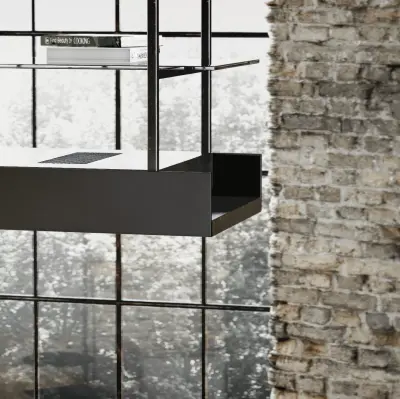 CIARKO DESIGN otočna napa MINIMAL 1  CDW901C+P  90 cm
