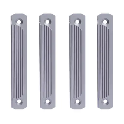 4 Pack Vlečni Ročaj - Površinska Montaža Gray