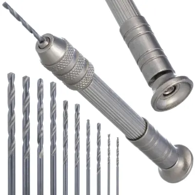 Mini Ročna Vrtalka – Penilna Šoba, 10 Vrtal 0,8-3 Mm, Za Les In Plastiko | Precizna, Ergonomska, Trpežna