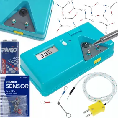 Komplet Termometra HB-191 A – Merilnik Temperatura Nasadkov T12 C210 C245 900M C115 | Termočlen, LED, Temperatura 0,1 °C