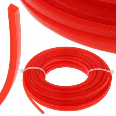 Žica Za Rezanje Kosilnice – Ščetasta, Kvadratna 2,7 Mm X 15 M | Visoka Trdnost, Za Gosto Travo In Odporna