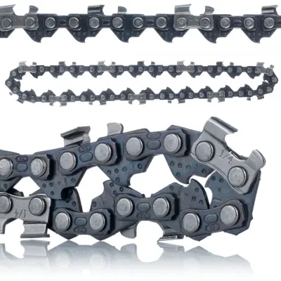 4" Veriga Za Mini Žago – Skok 1/4" | 28 Vodilnih Karikov, 14 Rezil, Utor 1,3 mm