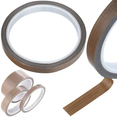Teflonski Trak 0.18 Mm Za Varilni Stroj 30 Mm X 10 M – Visoka Temperaturna Resistant | Iz Fiberglass, PTFE, Dielektrična 25 Kv