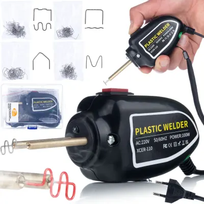 Strong Cosmico RSC100W Spajalnik Za Plastiko – Hitro Ogrevanje, LED Osvetlitev, 100 W, 230 V | Ročni Gumb, Visoka Trdnost Spojev