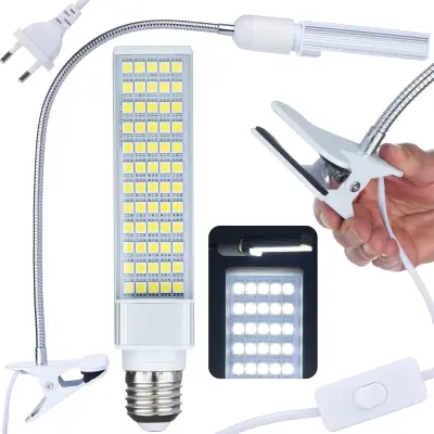 Mikroskopska Svetilka – 60 LED, Gibljiva Vratna Roka 46 cm | Aluminij, 20 W, Kabel 120 cm