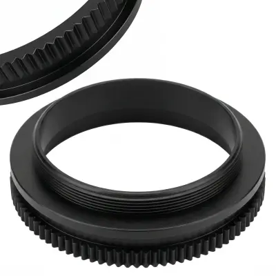 Adapter 48 mm – Držalo Za LED Obroč Za Stereoskopski Mikroskop | Plastično, Ø55/44 mm, Navoj 48 mm (1-7/8), Višina 16 mm