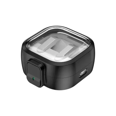 Zaščitni ovitek PC+TPU za Samsung Buds4/4Pro z varnostnim zaklepom Black