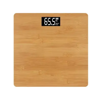 Digitalna osebna tehtnica do 180kg LCD bambus