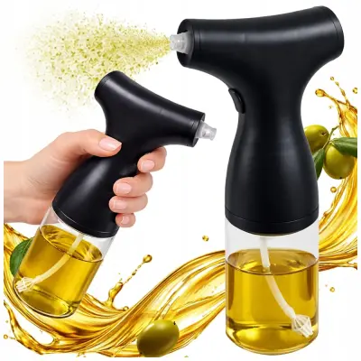 Električni aku. razpršilec dozirnik olja in kisa 200ml USB črn