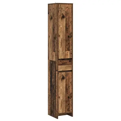 vidaXL Kopalniška omarica Star les 30 x 33 x 190 cm Inženirski les