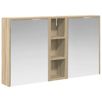 vidaXL Komplet omaric za kopalnico 3 pcs 106 x 16 x 62,5 cm