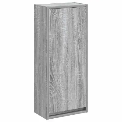 vidaXL Visoka umivalnik s police Siva Sonoma 35 x 20 x 81 cm