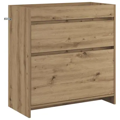 vidaXL Kopalniški kabinet pod umivalnikom Artisan hrast